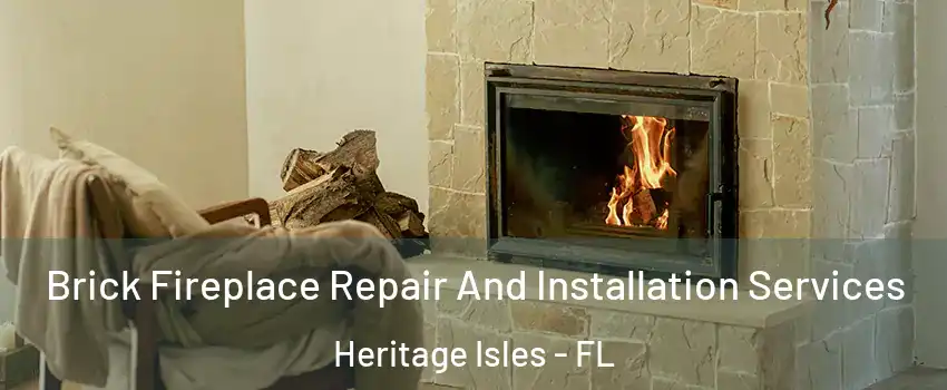 Brick Fireplace Repair And Installation Services Heritage Isles - FL