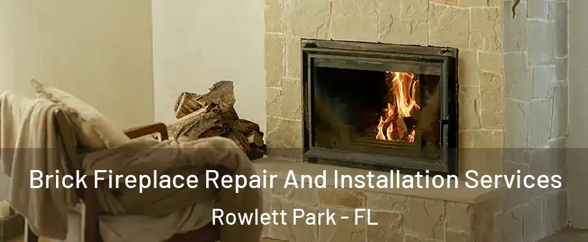 Brick Fireplace Repair And Installation Services Rowlett Park - FL