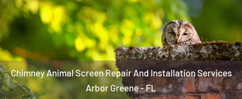 Chimney Animal Screen Repair And Installation Services Arbor Greene - FL