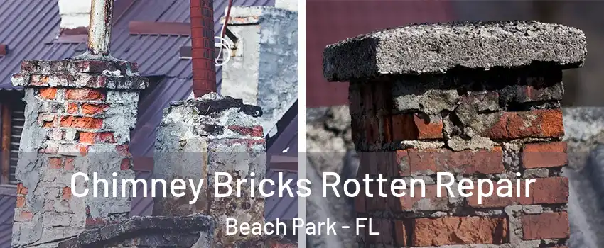 Chimney Bricks Rotten Repair Beach Park - FL