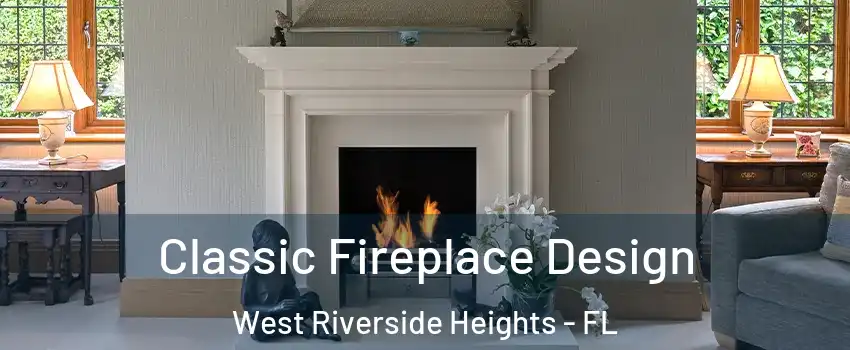 Classic Fireplace Design West Riverside Heights - FL