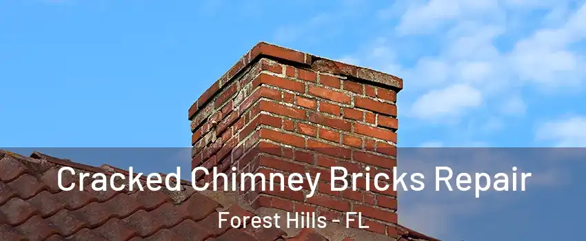 Cracked Chimney Bricks Repair Forest Hills - FL