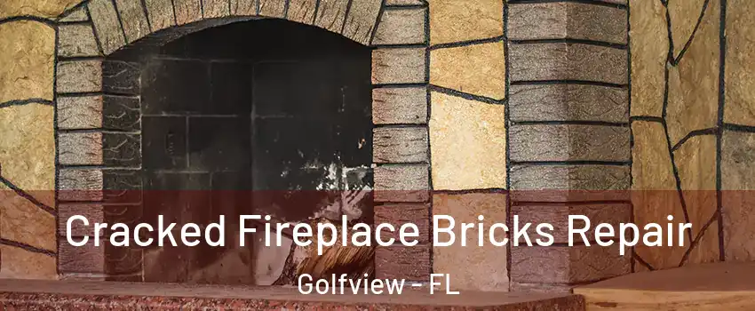 Cracked Fireplace Bricks Repair Golfview - FL