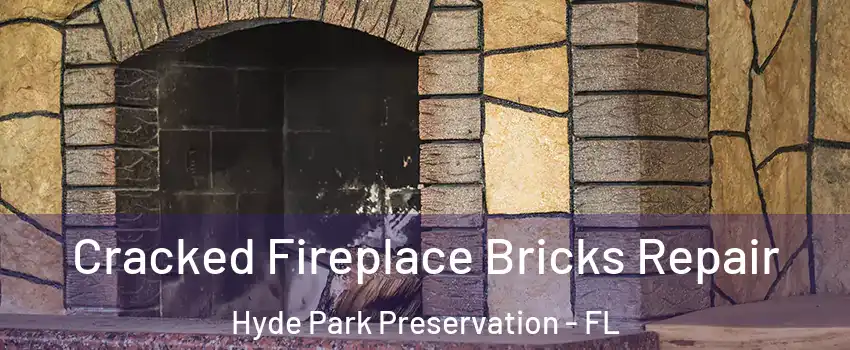 Cracked Fireplace Bricks Repair Hyde Park Preservation - FL