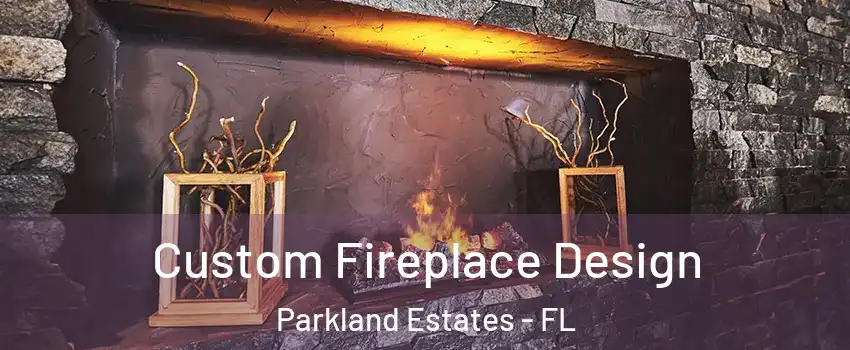 Custom Fireplace Design Parkland Estates - FL