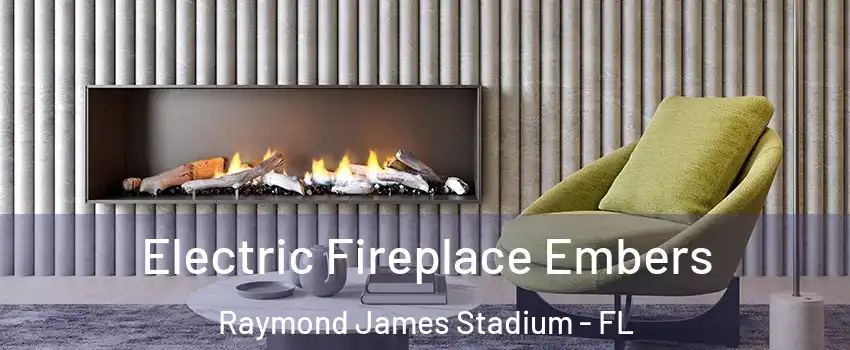 Electric Fireplace Embers Raymond James Stadium - FL