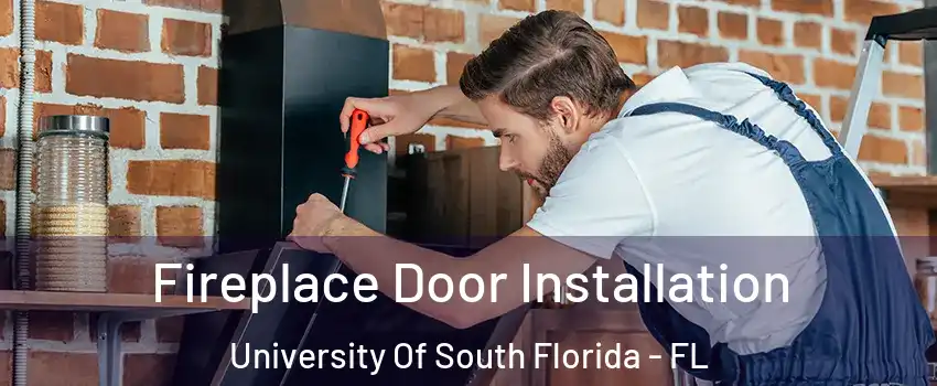 Fireplace Door Installation University Of South Florida - FL