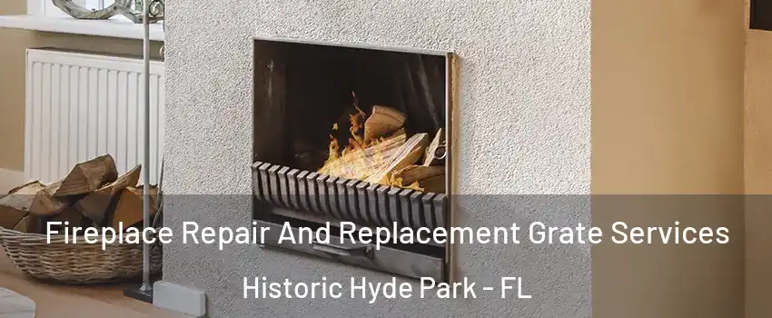 Fireplace Repair And Replacement Grate Services Historic Hyde Park - FL