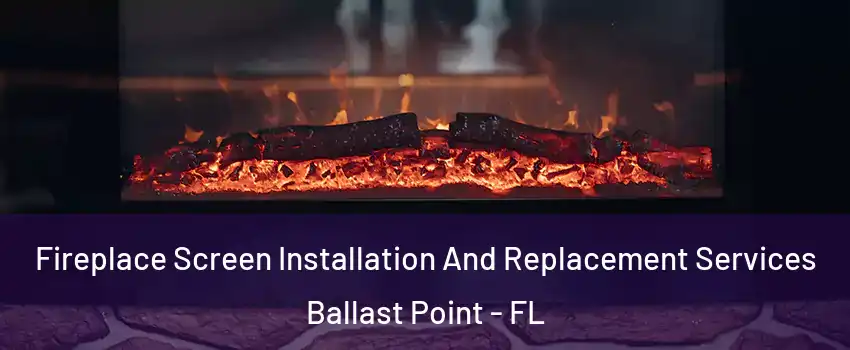 Fireplace Screen Installation And Replacement Services Ballast Point - FL