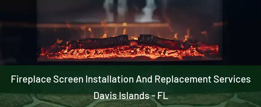 Fireplace Screen Installation And Replacement Services Davis Islands - FL