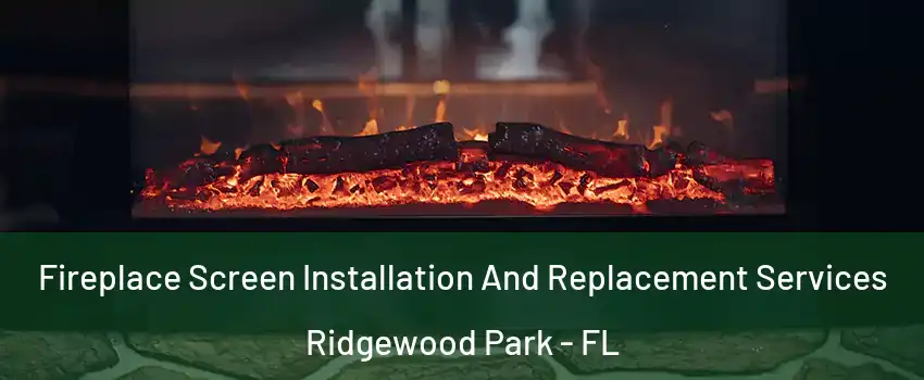 Fireplace Screen Installation And Replacement Services Ridgewood Park - FL