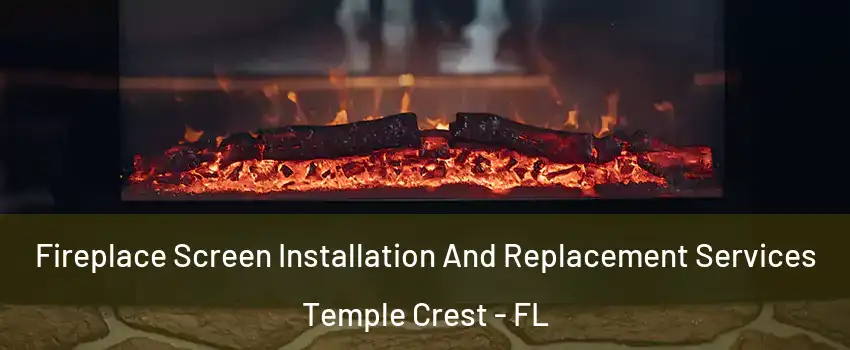 Fireplace Screen Installation And Replacement Services Temple Crest - FL