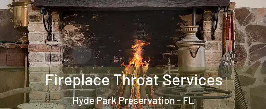 Fireplace Throat Services Hyde Park Preservation - FL