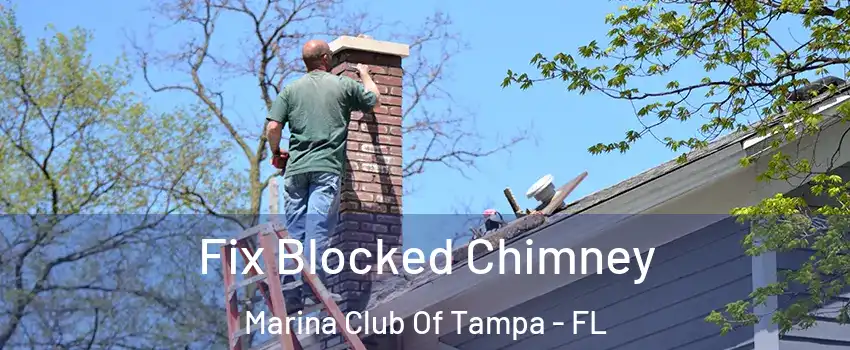 Fix Blocked Chimney Marina Club Of Tampa - FL