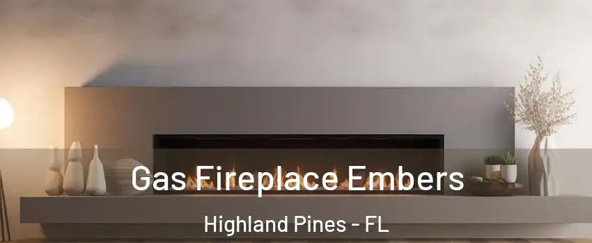 Gas Fireplace Embers Highland Pines - FL