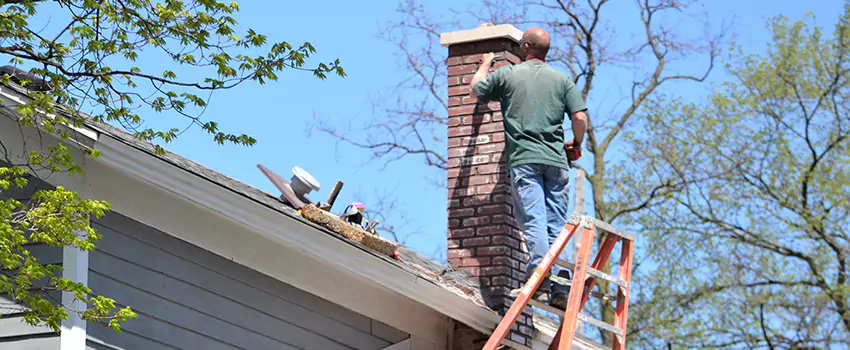 Vinyl and PVC Chimney Flashing Installation in West Riverfront, FL