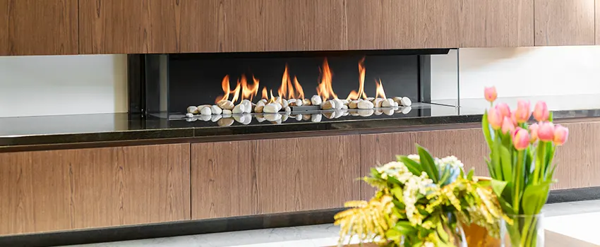 Double-height Fireplace Design Refurbishment in Ballast Point, Florida