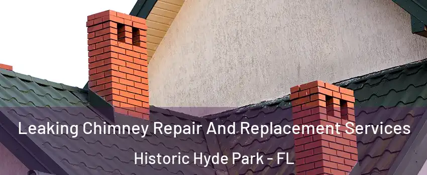 Leaking Chimney Repair And Replacement Services Historic Hyde Park - FL