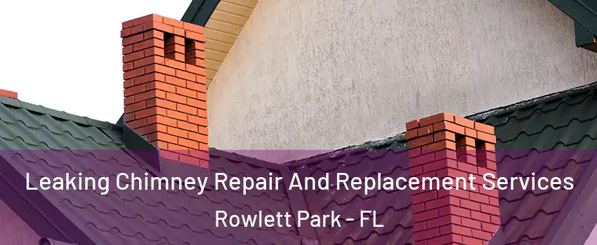 Leaking Chimney Repair And Replacement Services Rowlett Park - FL