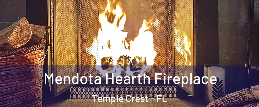 Mendota Hearth Fireplace Temple Crest - FL