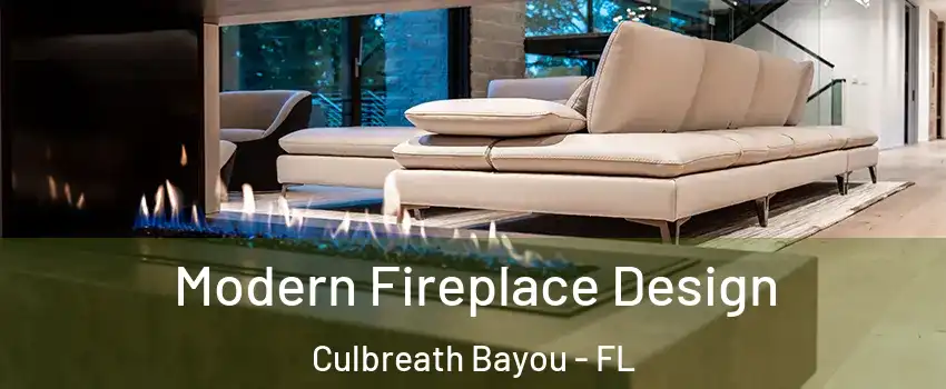 Modern Fireplace Design Culbreath Bayou - FL