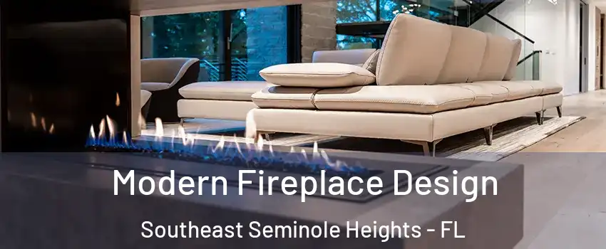 Modern Fireplace Design Southeast Seminole Heights - FL