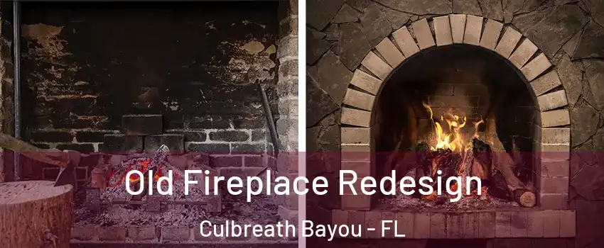 Old Fireplace Redesign Culbreath Bayou - FL