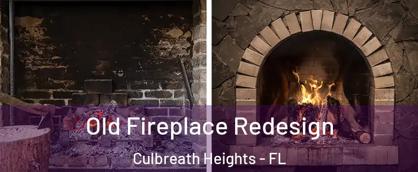 Old Fireplace Redesign Culbreath Heights - FL