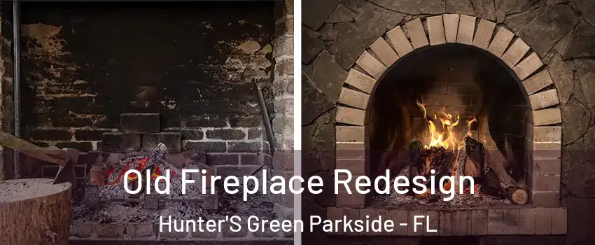 Old Fireplace Redesign Hunter'S Green Parkside - FL