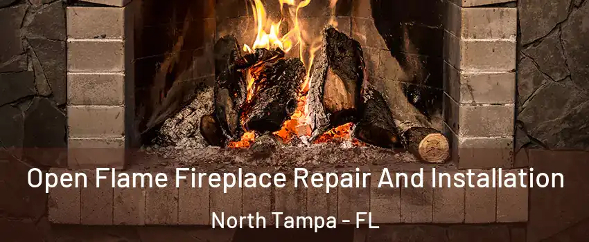 Open Flame Fireplace Repair And Installation North Tampa - FL