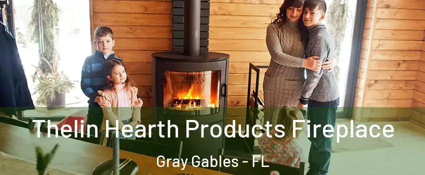 Thelin Hearth Products Fireplace Gray Gables - FL